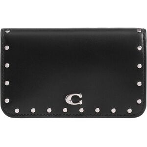 Coach Black Studded Wallet